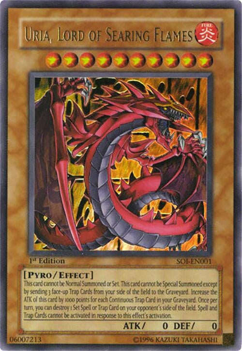Uria Lord of Searing Flames (1) - YuGiOh Single