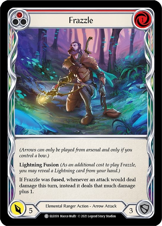 Frazzle (Red) (59) [ELE] - Flesh and Blood TCG Single