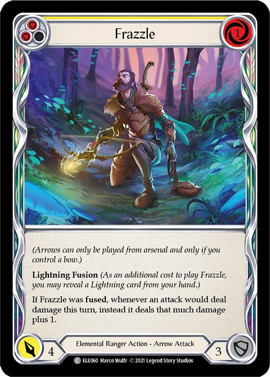 Frazzle (Yellow) (60) [ELE] - Flesh and Blood TCG Single