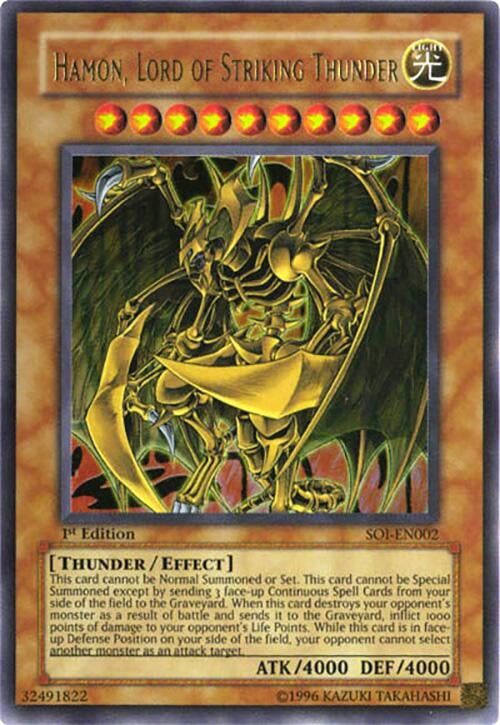 Hamon Lord of Striking Thunder (2) - YuGiOh Single