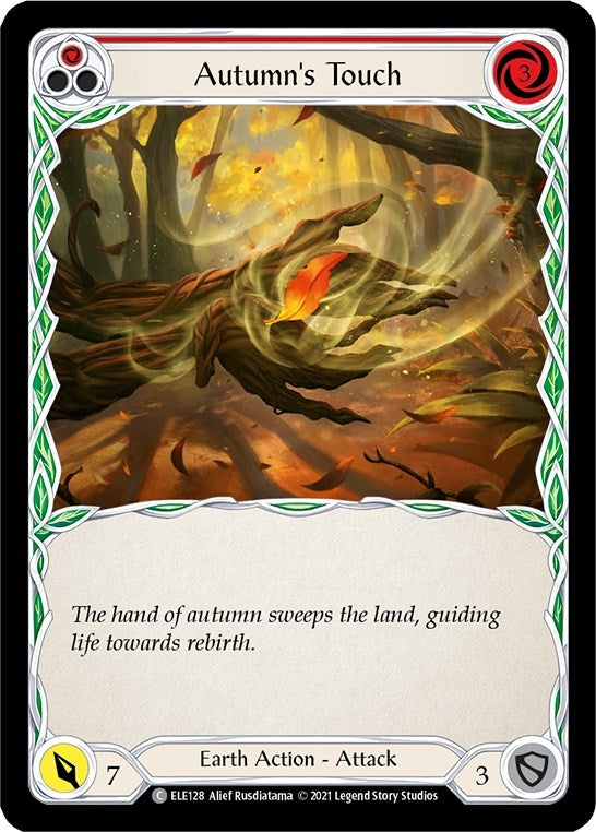 Autumn’s Touch (Red) (128) [ELE] - Flesh and Blood TCG Single