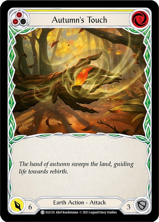 Autumn’s Touch (Yellow) (129) [ELE] - Flesh and Blood TCG Single