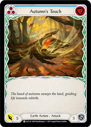 Autumn’s Touch (Blue) (130) [ELE] - Flesh and Blood TCG Single