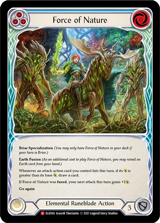 Force of Nature (66) [ELE] - Flesh and Blood TCG Single