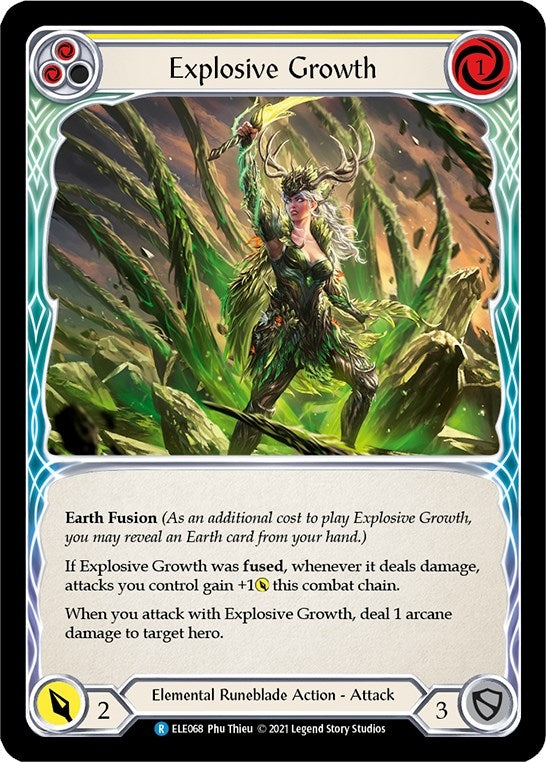 Explosive Growth (Yellow) (68) [ELE] - Flesh and Blood TCG Single