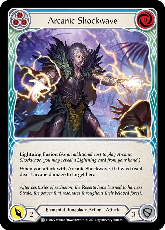 Arcanic Shockwave (Blue) (75) [ELE] - Flesh and Blood TCG Single