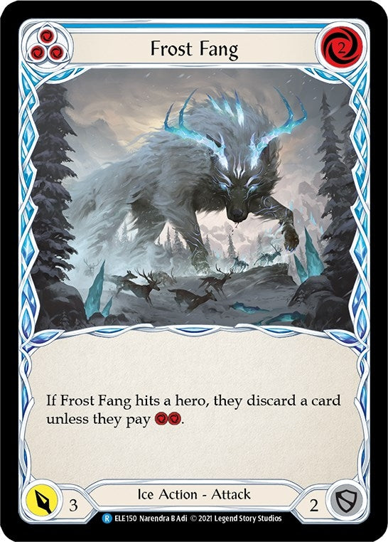 Frost Fang (Blue) (150) [ELE] - Flesh and Blood TCG Single