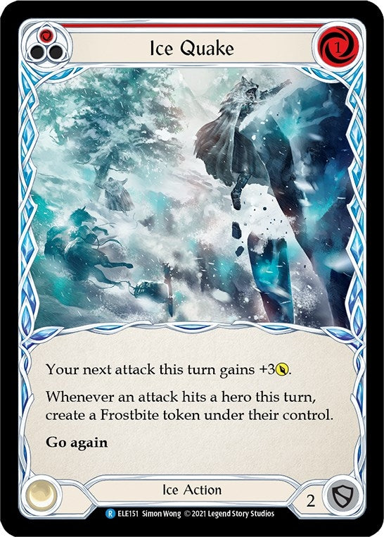 Ice Quake (Red) (151) [ELE] - Flesh and Blood TCG Single