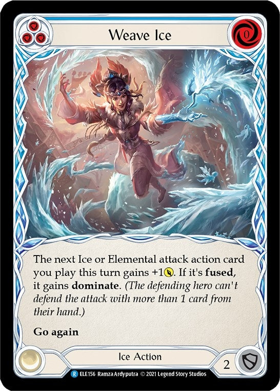 Weave Ice (Blue) (156) [ELE] - Flesh and Blood TCG Single
