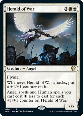 Herald of War (86) [MIC] - MTG Single