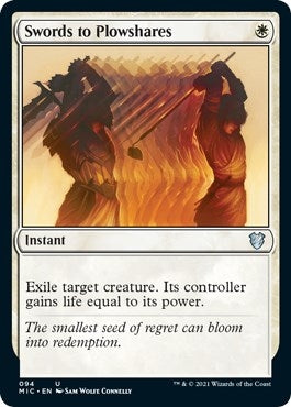 Swords to Plowshares (94) [MIC] - MTG Single