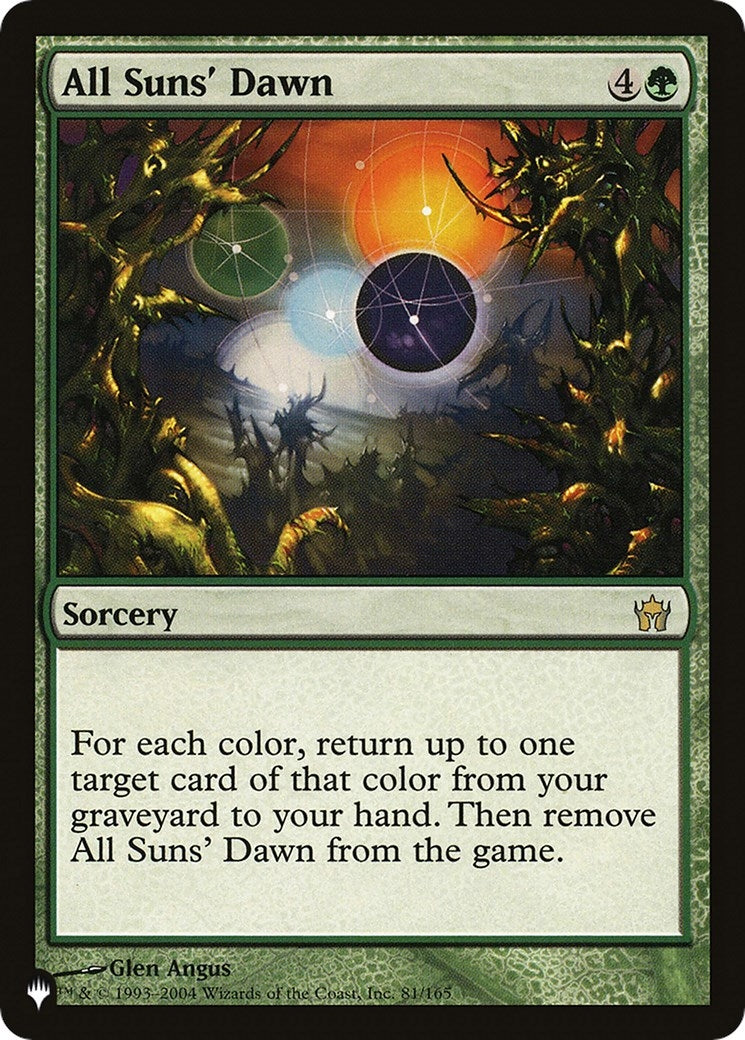All Suns’ Dawn (81) [LIST] - MTG Single