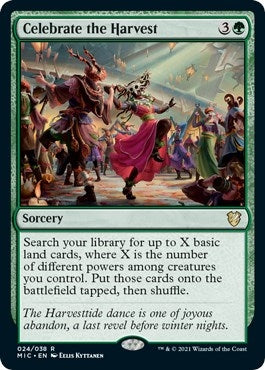 Celebrate the Harvest (24) [MIC] - MTG Single