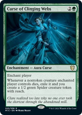 Curse of Clinging Webs (25) [MIC] - MTG Single