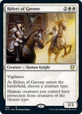 Riders of Gavony (93) [MIC] - MTG Single