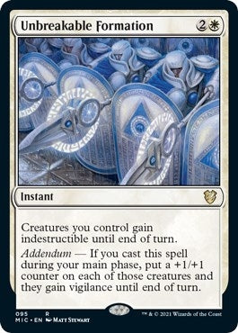 Unbreakable Formation (95) [MIC] - MTG Single