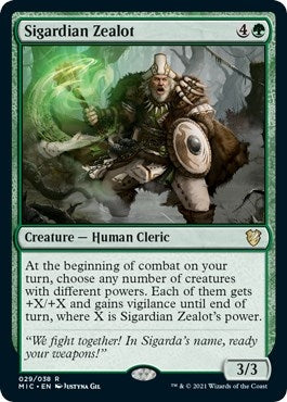 Sigardian Zealot (29) [MIC] - MTG Single