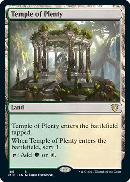 Temple of Plenty (185) [MIC] - MTG Single