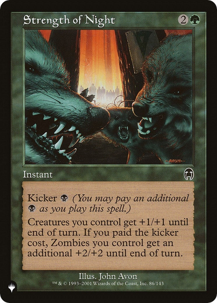 Strength of Night (86) [LIST] - MTG Single
