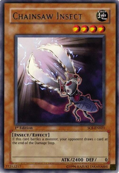 Chainsaw Insect (21) - YuGiOh Single