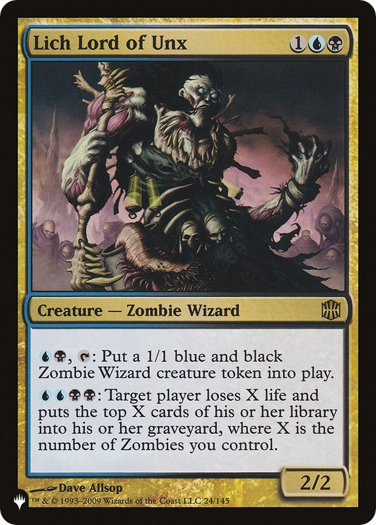 Lich Lord of Unx (24) [LIST] - MTG Single