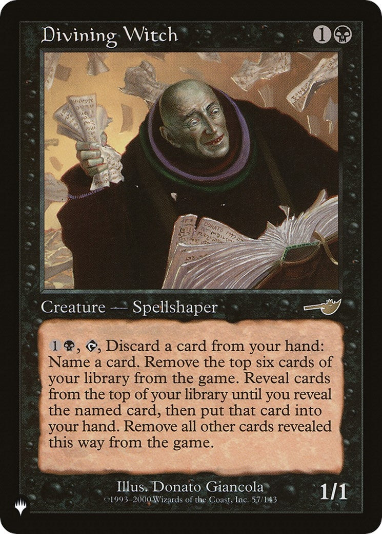 Divining Witch (57) [LIST] - MTG Single