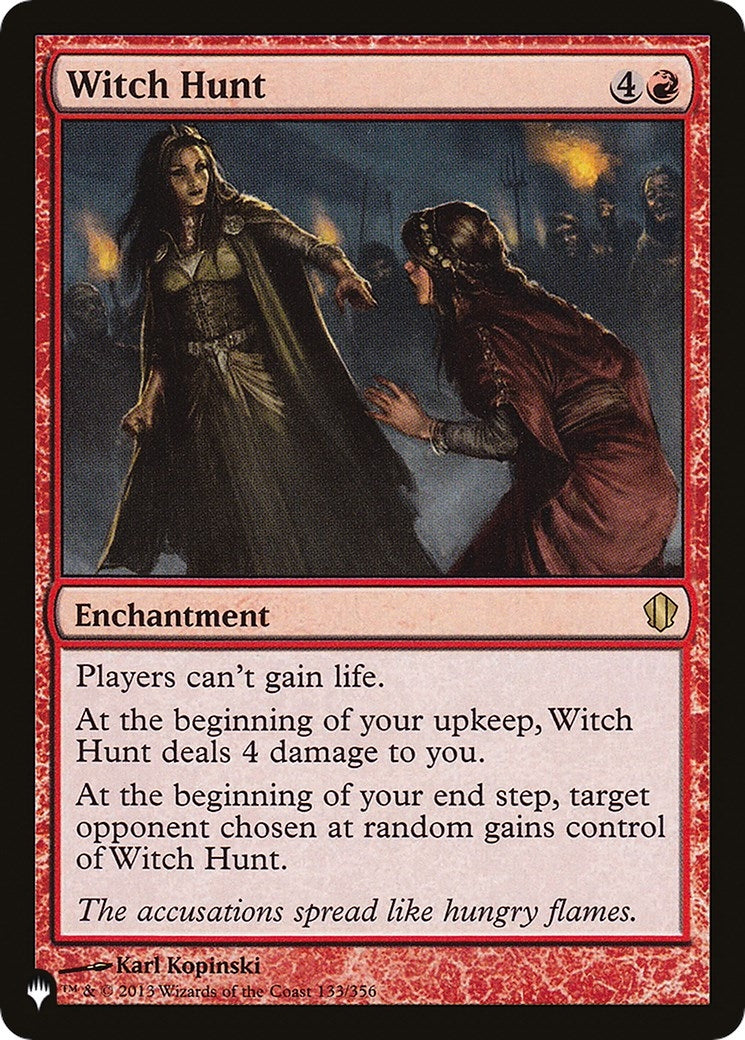 Witch Hunt (133) [LIST] - MTG Single