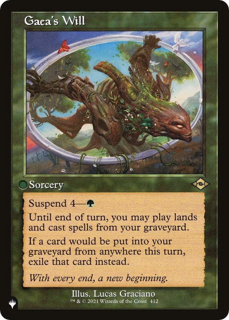 Gaea’s Will (412) [LIST] - MTG Single