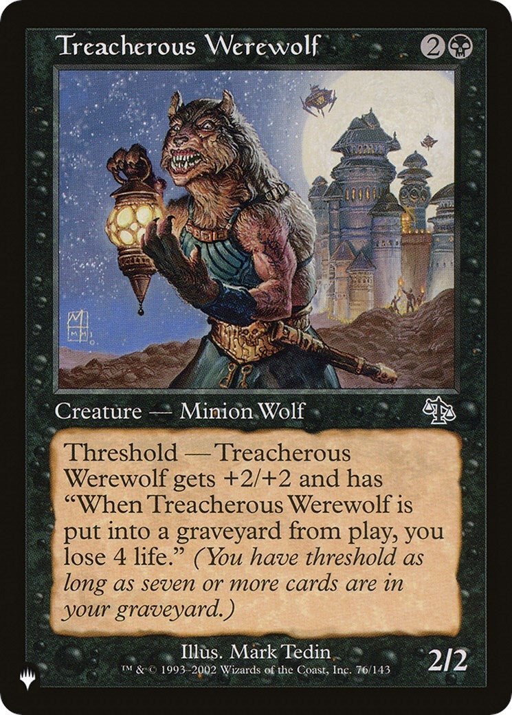 Treacherous Werewolf (76) [LIST] - MTG Single