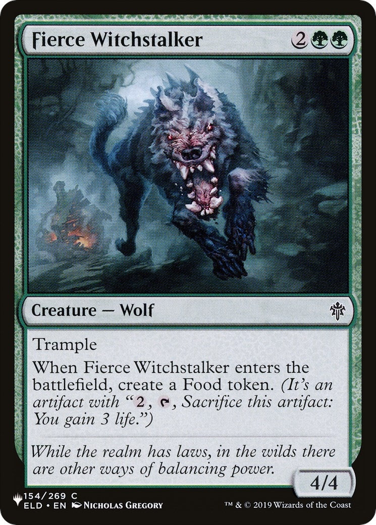 Fierce Witchstalker (154) [LIST] - MTG Single