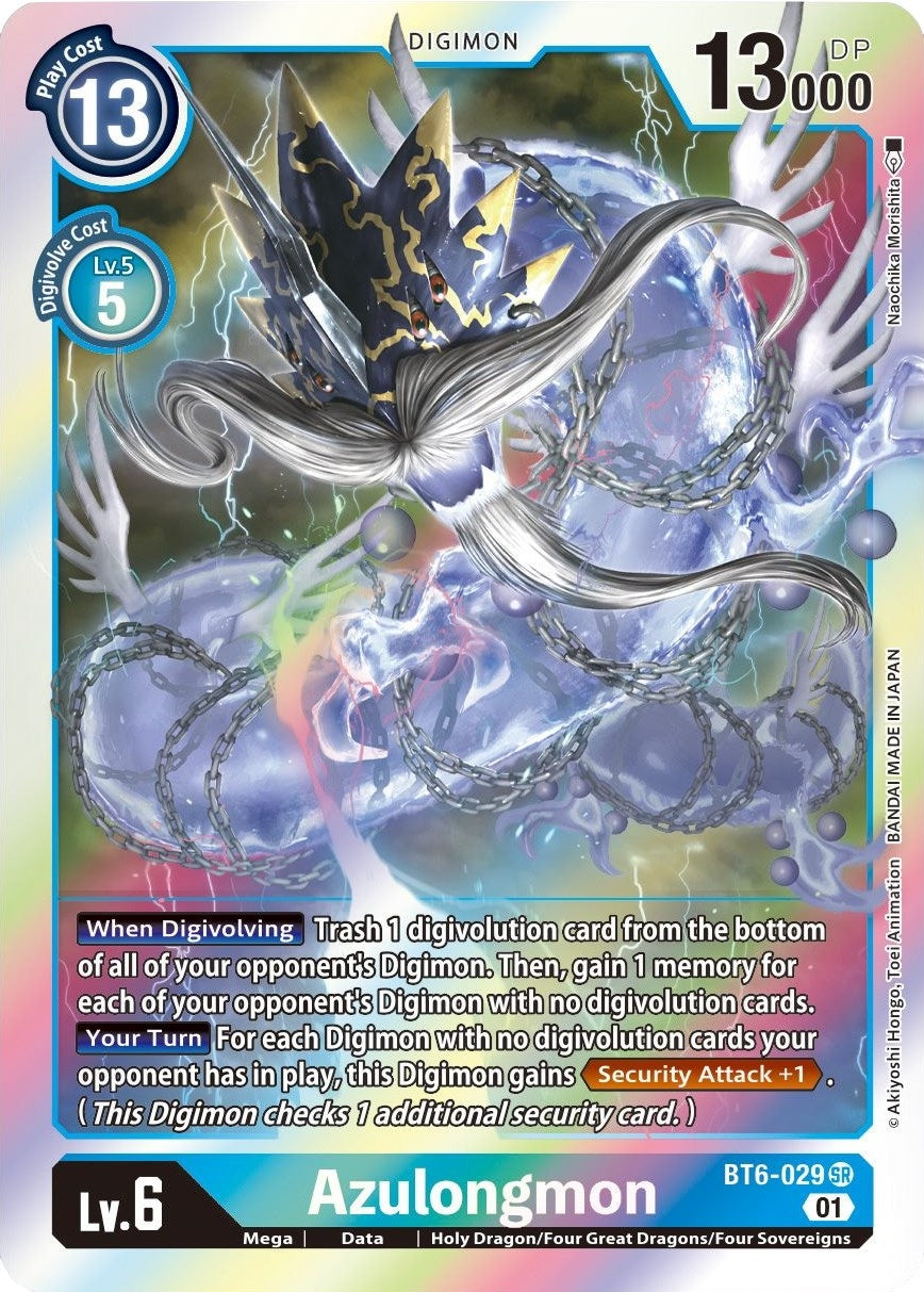 Azulongmon (6029) [BT06] - Digimon Card Game Single