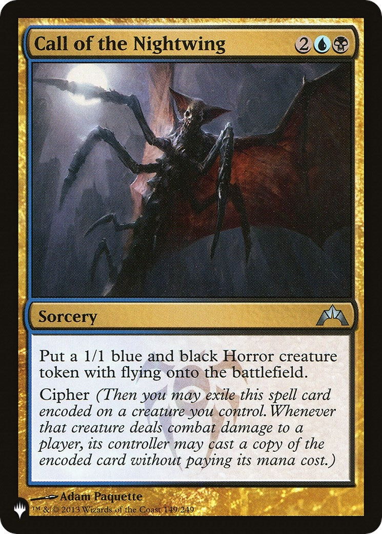 Call of the Nightwing (GTC) (149) [LIST] - MTG Single