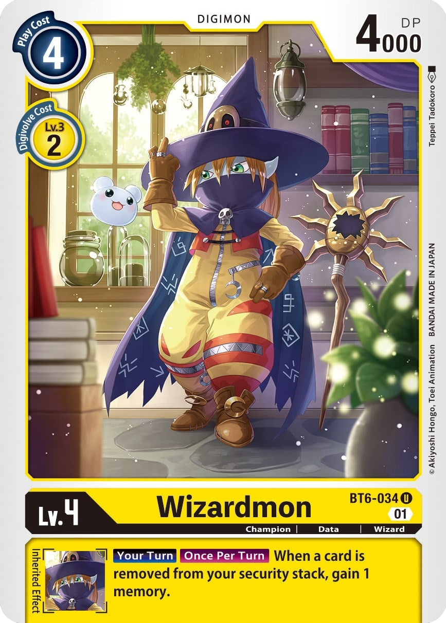 Wizardmon (6034) [BT06] - Digimon Card Game Single