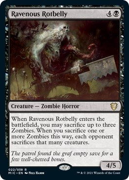 Ravenous Rotbelly (22) [MIC] - MTG Single