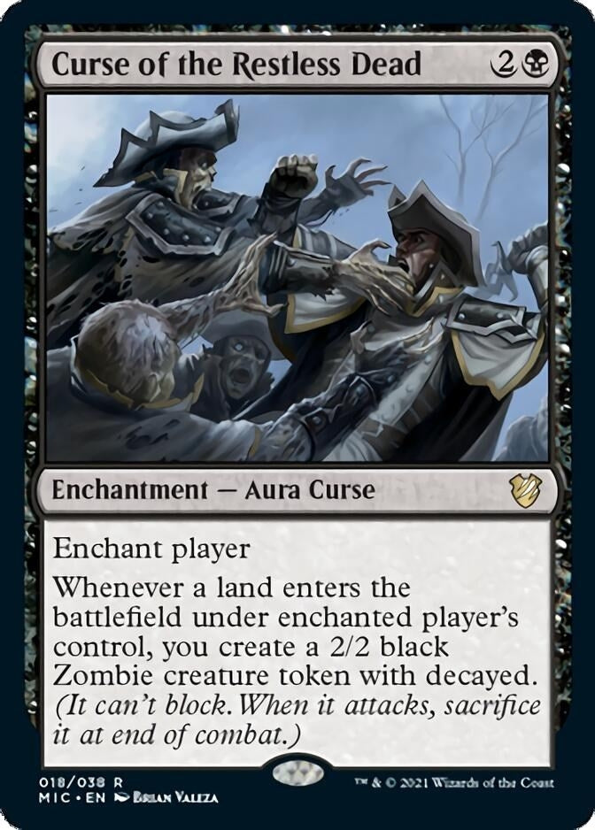 Curse of the Restless Dead (18) [MIC] - MTG Single