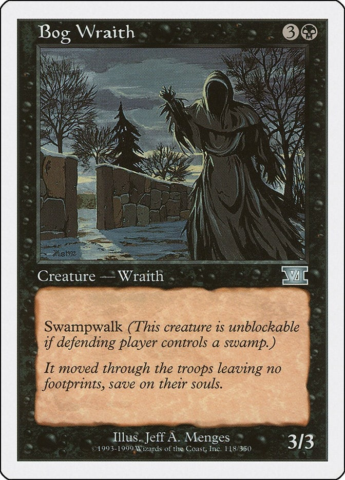 Bog Wraith (118) [6ED] - MTG Single