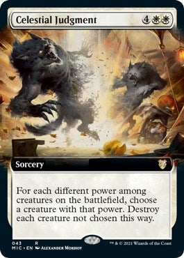 Celestial Judgment (Extended Art) (43) [MIC] - MTG Single