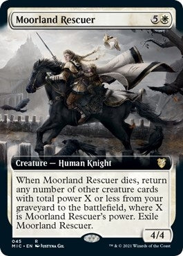 Moorland Rescuer (Extended Art) (45) [MIC] - MTG Single