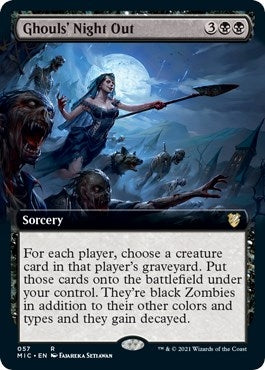 Ghouls’ Night Out (Extended Art) (57) [MIC] - MTG Single