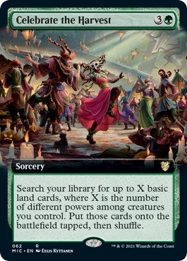 Celebrate the Harvest (Extended Art) (62) [MIC] - MTG Single