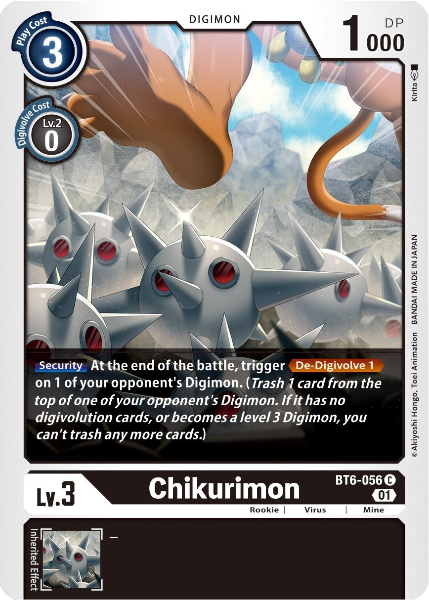 Chikurimon (6056) [BT06] - Digimon Card Game Single