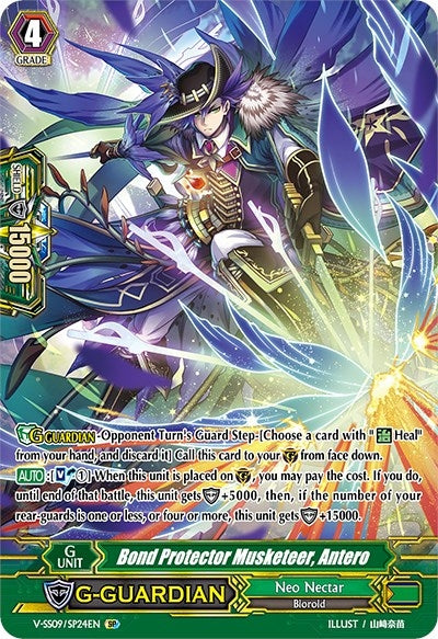 Bond Protector Musketeer Antero (SP) (924) [V-SS09] - Cardfight Vanguard Single