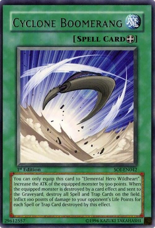 Cyclone Boomerang (42) - YuGiOh Single