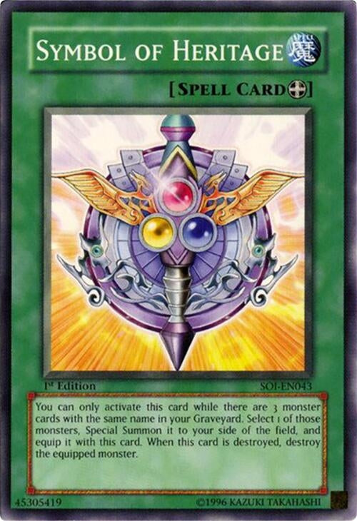 Symbol of Heritage (43) - YuGiOh Single