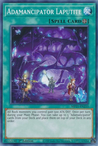 Adamancipator Laputite (21233) (MP21) - YuGiOh Single