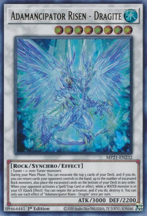 Adamancipator Risen - Dragite (21232) (MP21) - YuGiOh Single