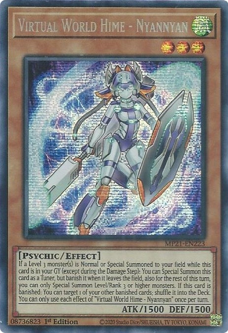 Virtual World Hime - Nyannyan (21223) (MP21) - YuGiOh Single