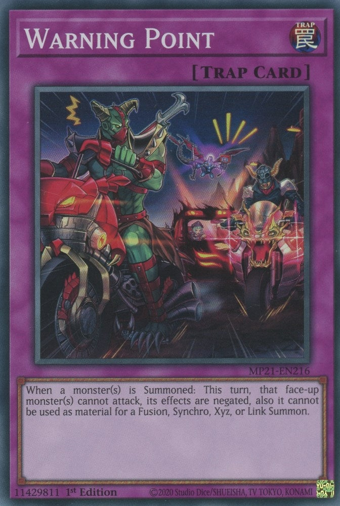 Warning Point (21216) (MP21) - YuGiOh Single