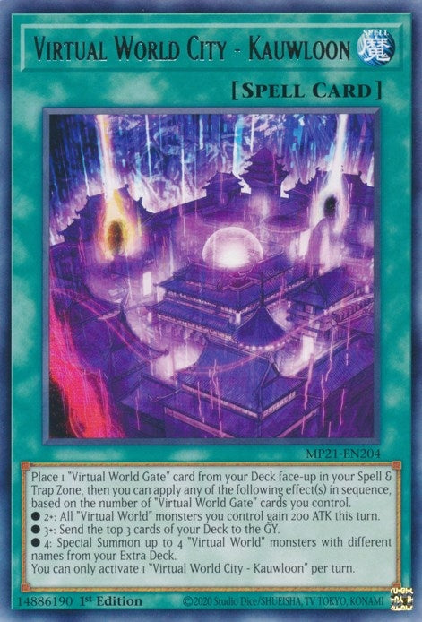 Virtual World City - Kauwloon (21204) (MP21) - YuGiOh Single