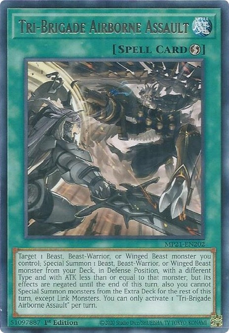 Tri-Brigade Airborne Assault (21202) (MP21) - YuGiOh Single